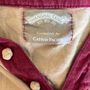 Used Shanghai Tang Pajama Set, Top and Bottom